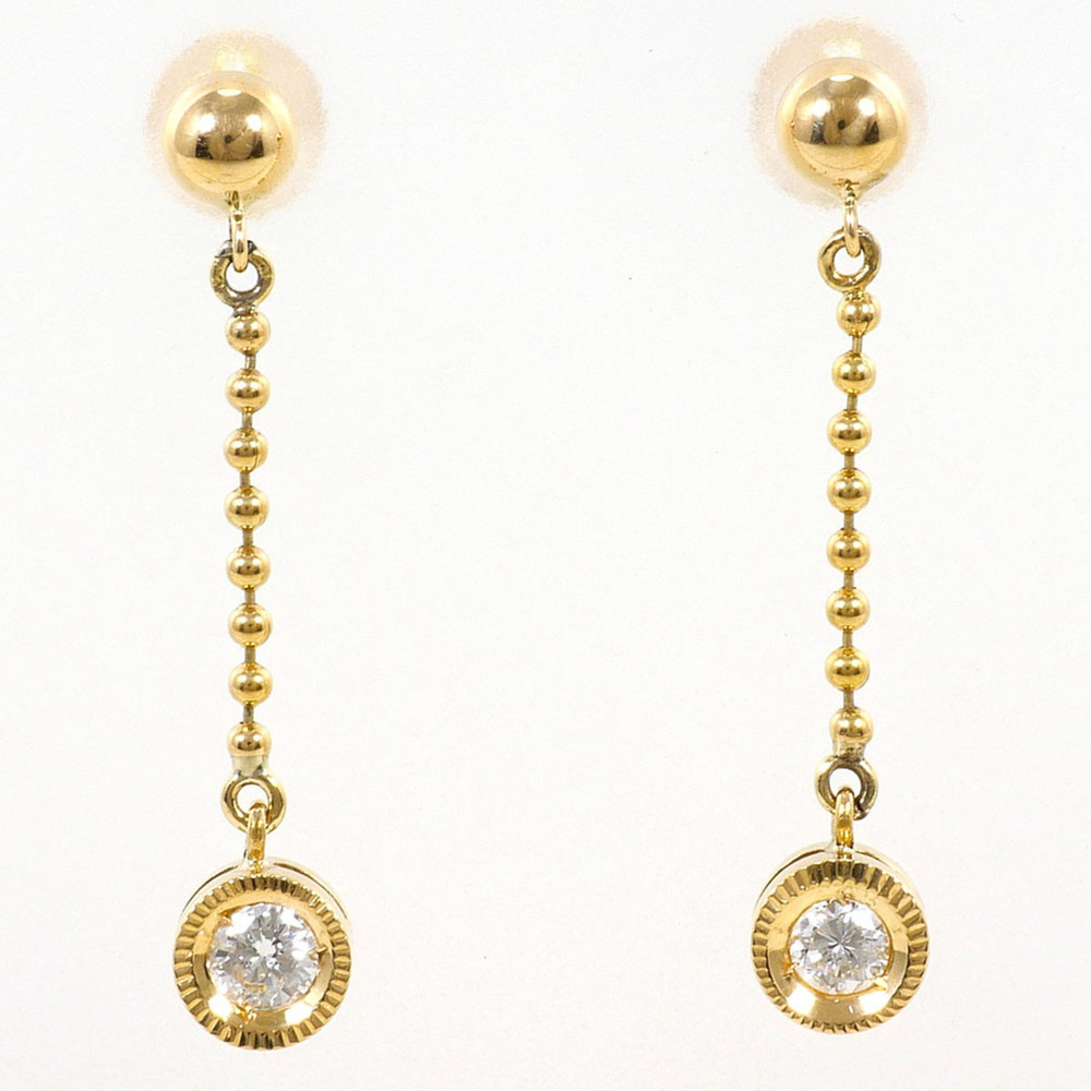 VINTAGE 18k Gold Diamond Earrings